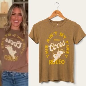 Junk Food Clothing Coors ain’t my first rodeo tee